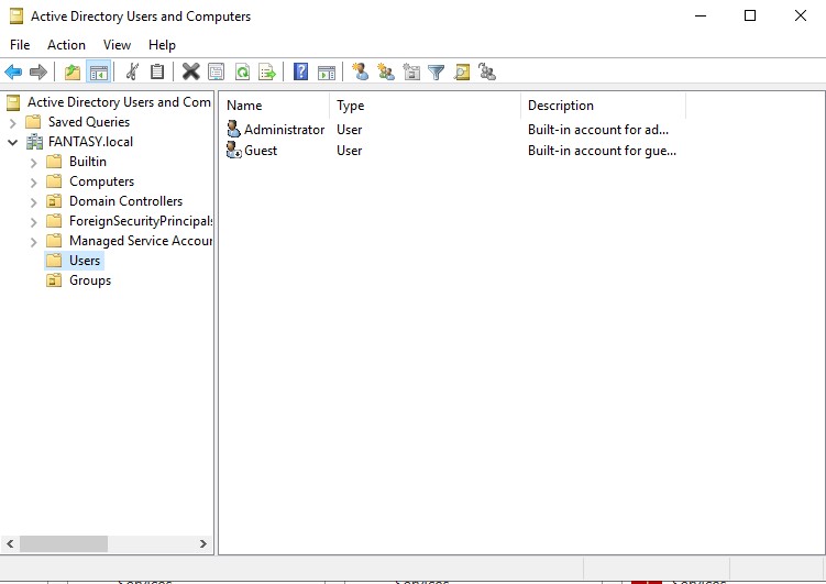 Active Directory Users OU
