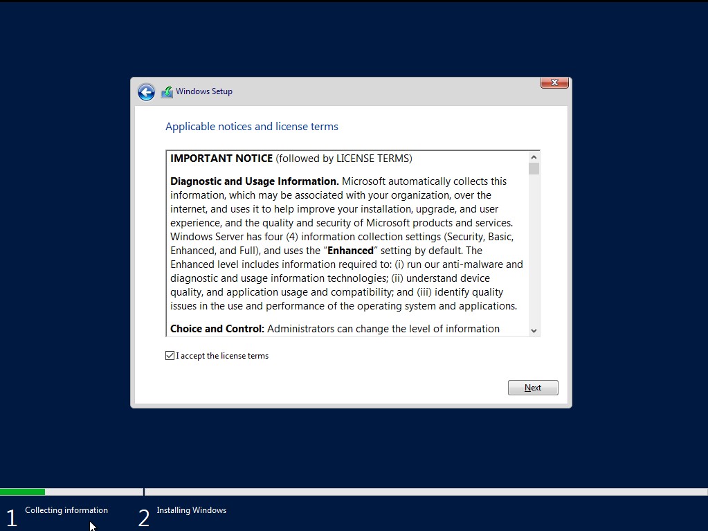 Server Setup License Agreement