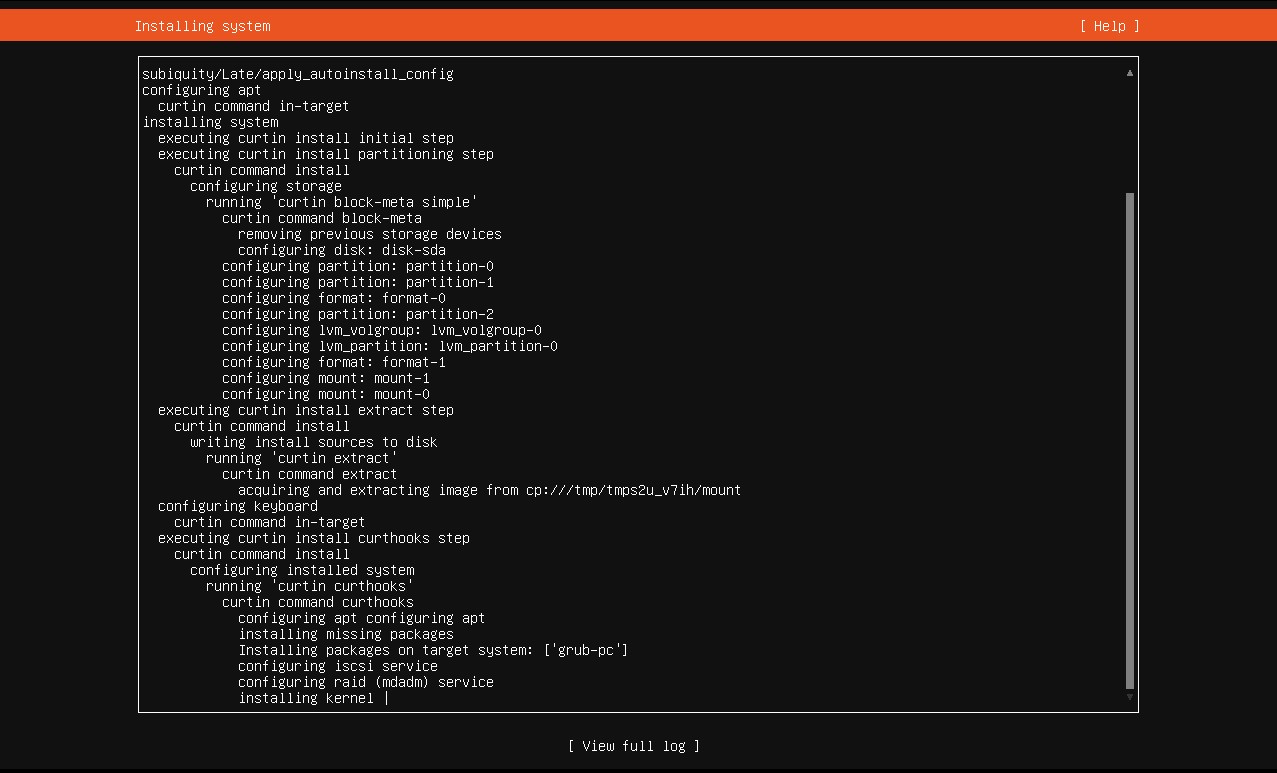 Ubuntu Setup Installing