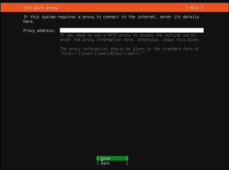 Ubuntu Setup Proxy