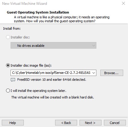 pfSense ISO Location