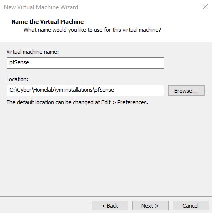 pfSense ISO Mounting