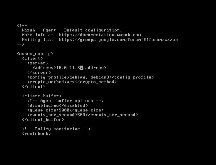 Setting Wazuh Manager IP Address