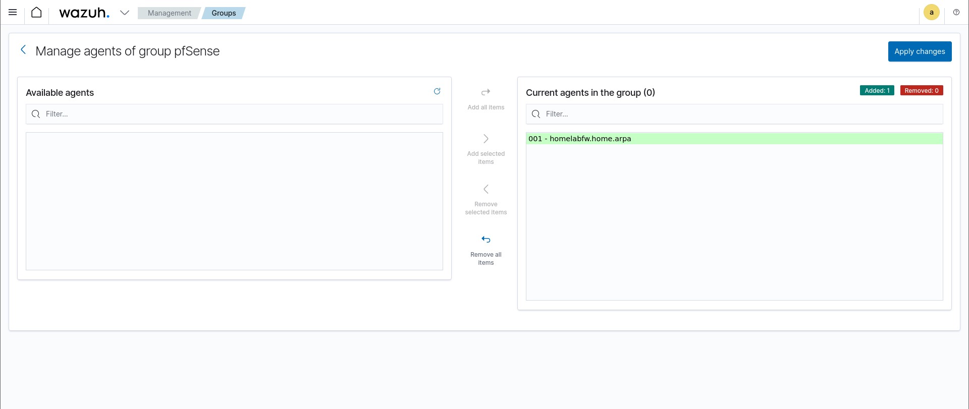 Wazuh pfSense Security Events