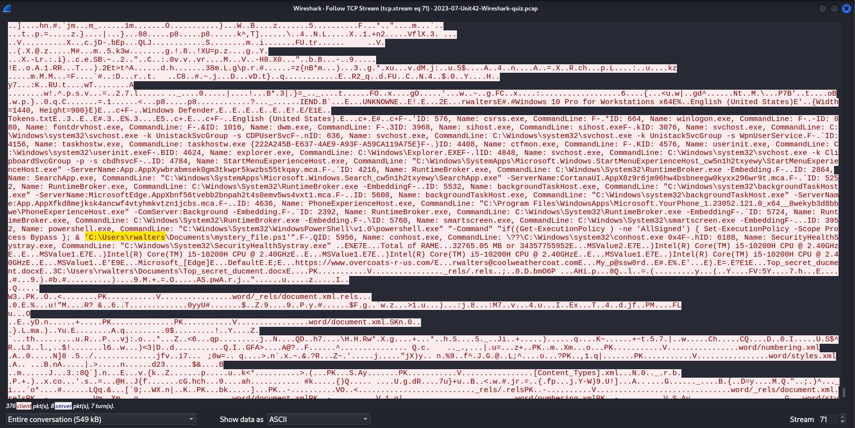 Redline Lab Question 5